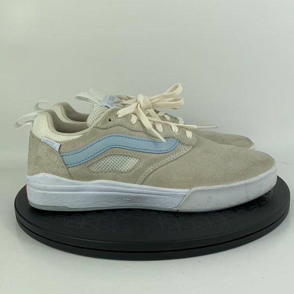 Vans UltraRange Pro Cream/Blue Skate Shoes Men's Size 6.5 Women's Size 8 - Picture 5 of 12